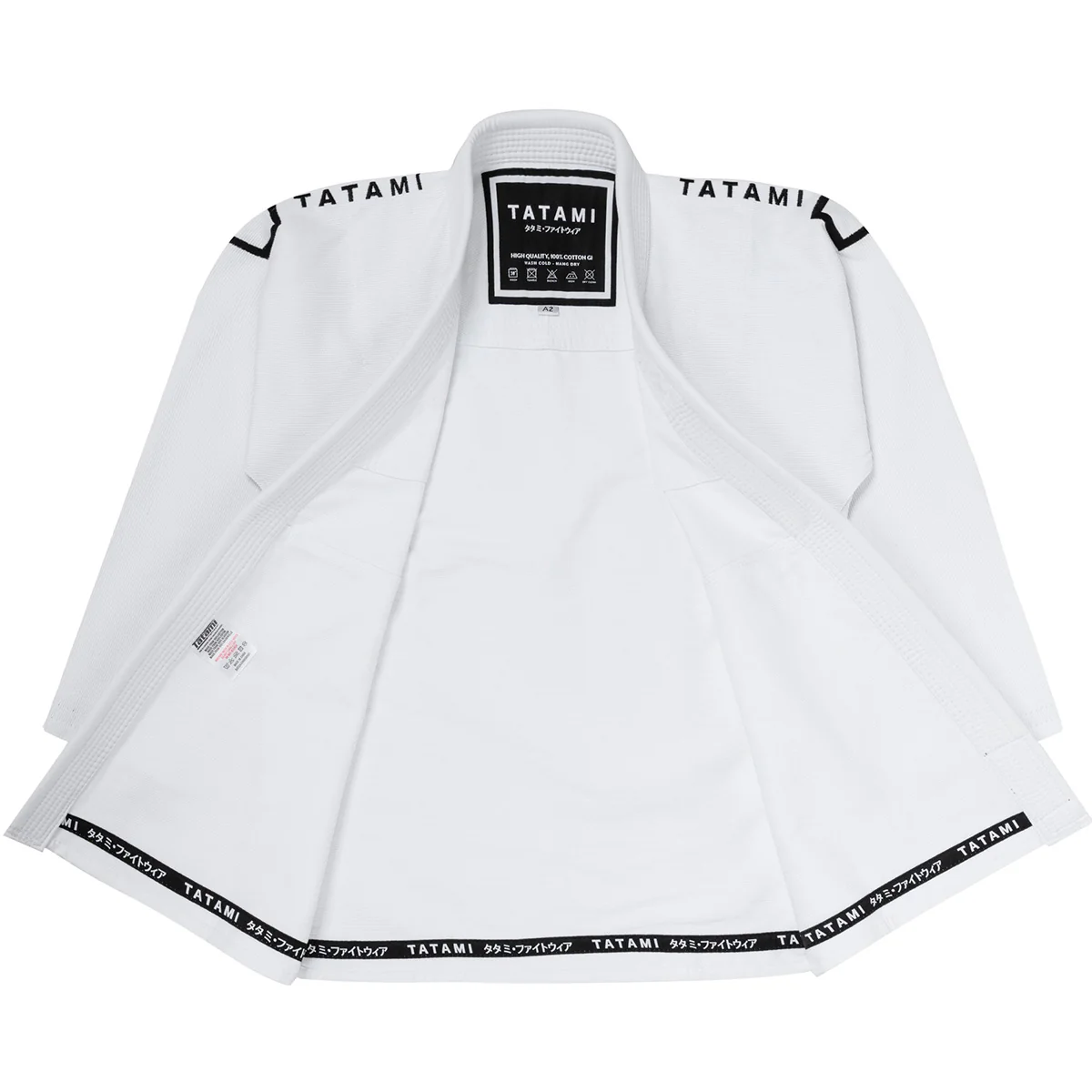 Tatami Fightwear Katakana BJJ Gi - White - Image 3