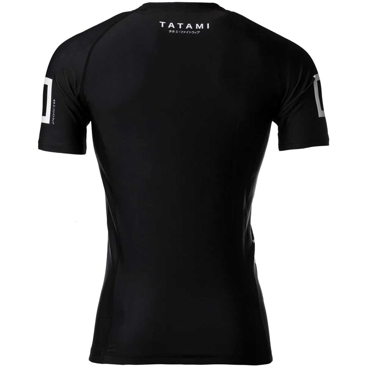 Tatami Fightwear Katakana Short Sleeve Rashguard - Black - Image 2