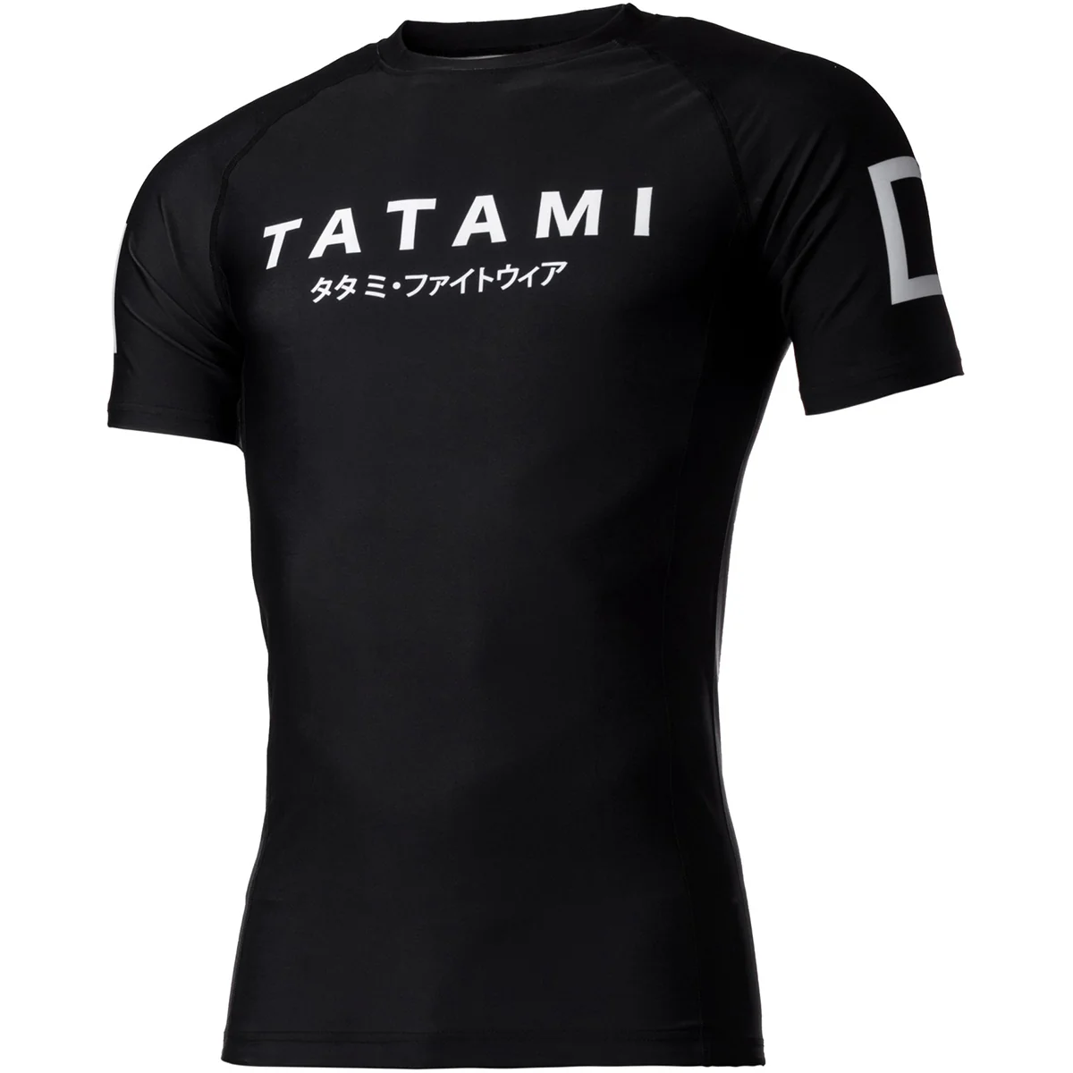 Tatami Fightwear Katakana Short Sleeve Rashguard - Black - Image 3