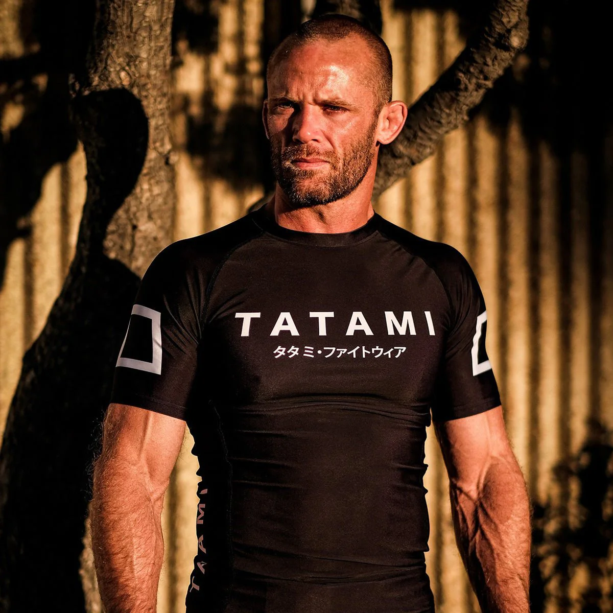 Tatami Fightwear Katakana Short Sleeve Rashguard - Black - Image 7