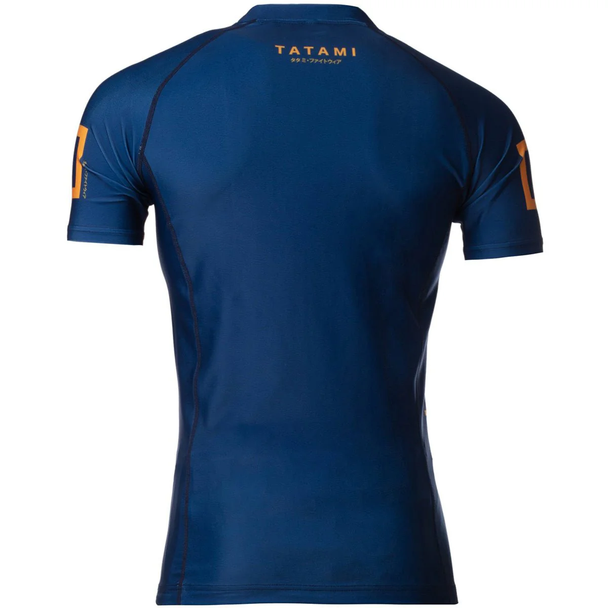 Tatami Fightwear Katakana Short Sleeve Rashguard - Navy - Image 2