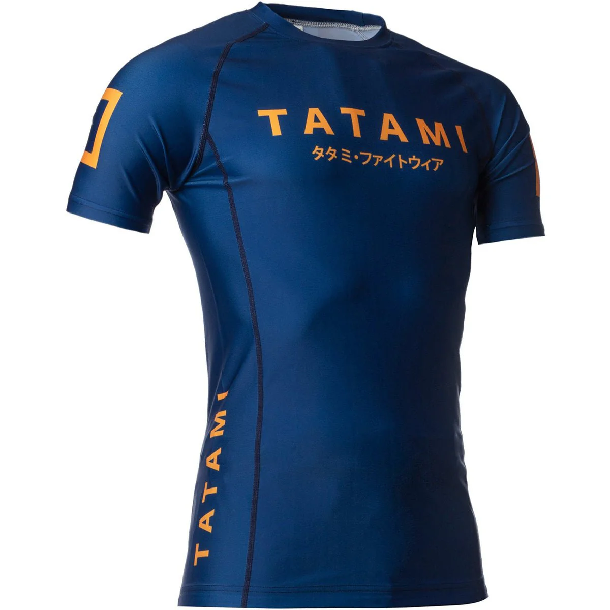 Tatami Fightwear Katakana Short Sleeve Rashguard - Navy - Image 3