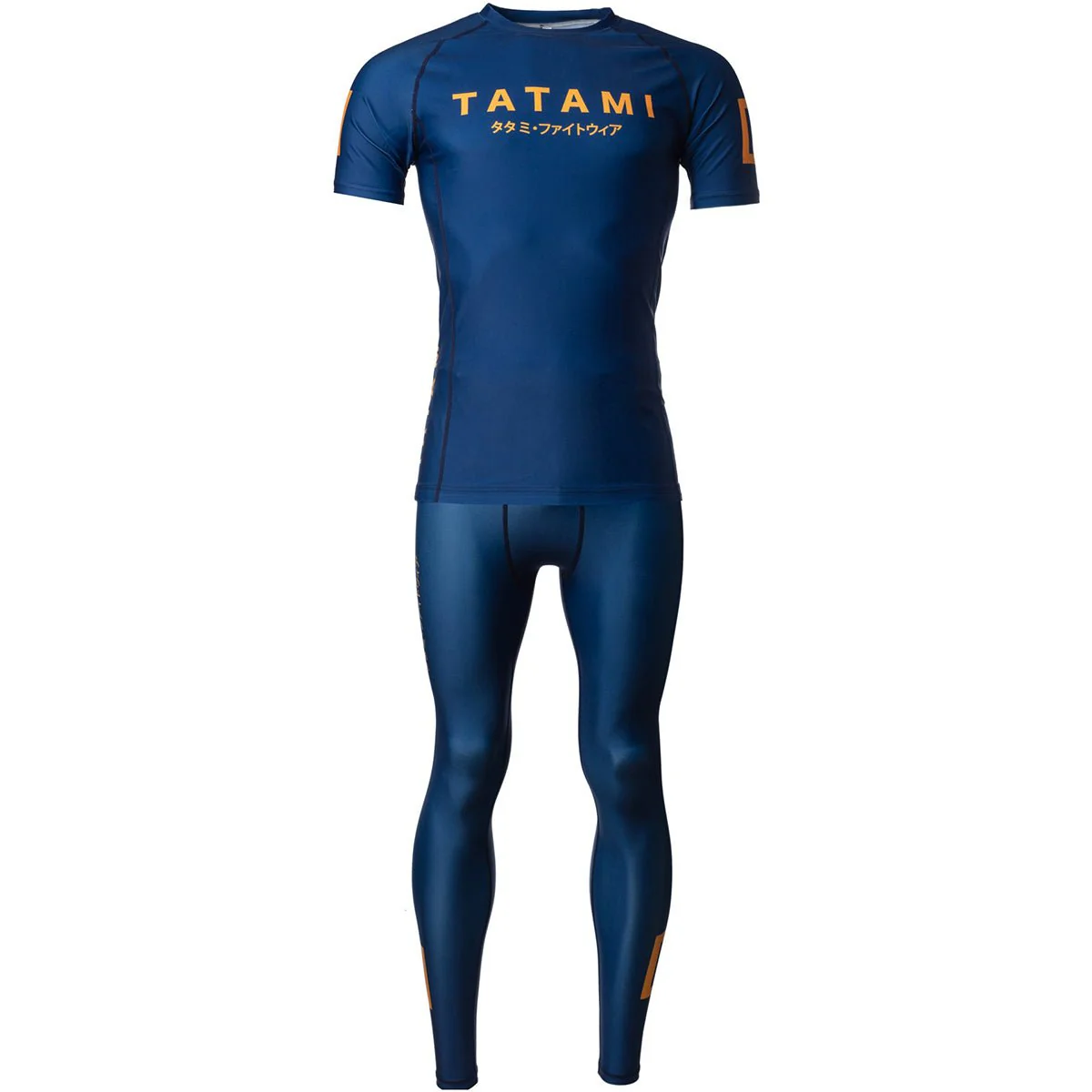 Tatami Fightwear Katakana Short Sleeve Rashguard - Navy - Image 4