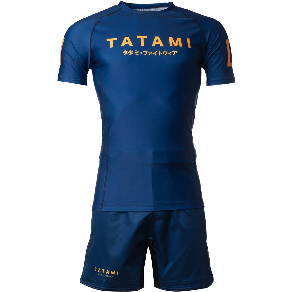 Tatami Fightwear Katakana Short Sleeve Rashguard - Navy - Image 5