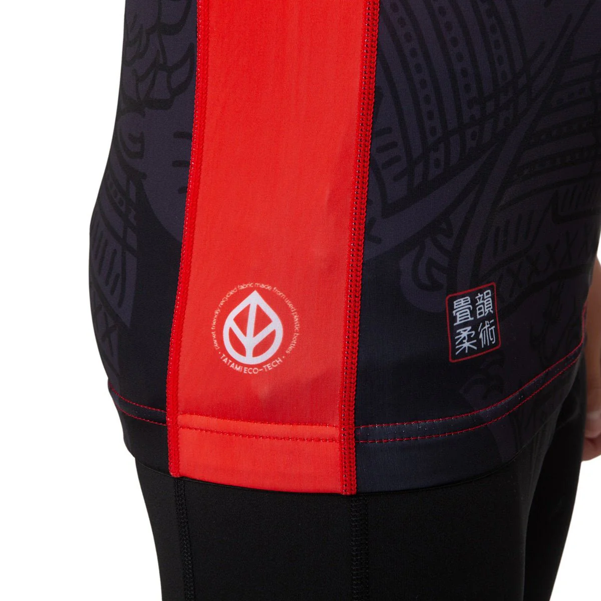 Tatami Fightwear Kid's Takedown Tiger Eco Tech Recycled Rashguard - Black - Image 7