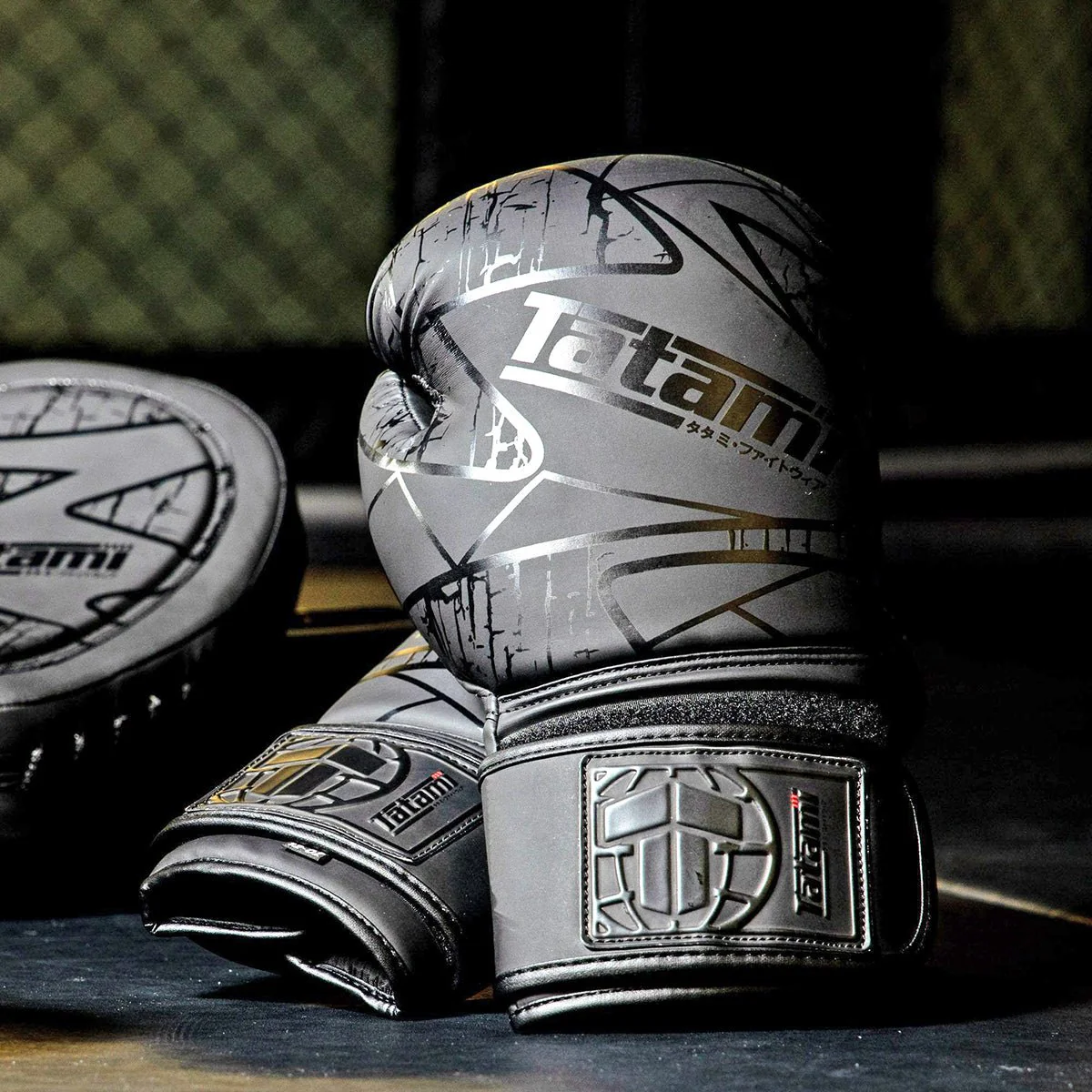 Tatami Fightwear Obsidian Hook and Loop Training Boxing Gloves - Black - Image 6
