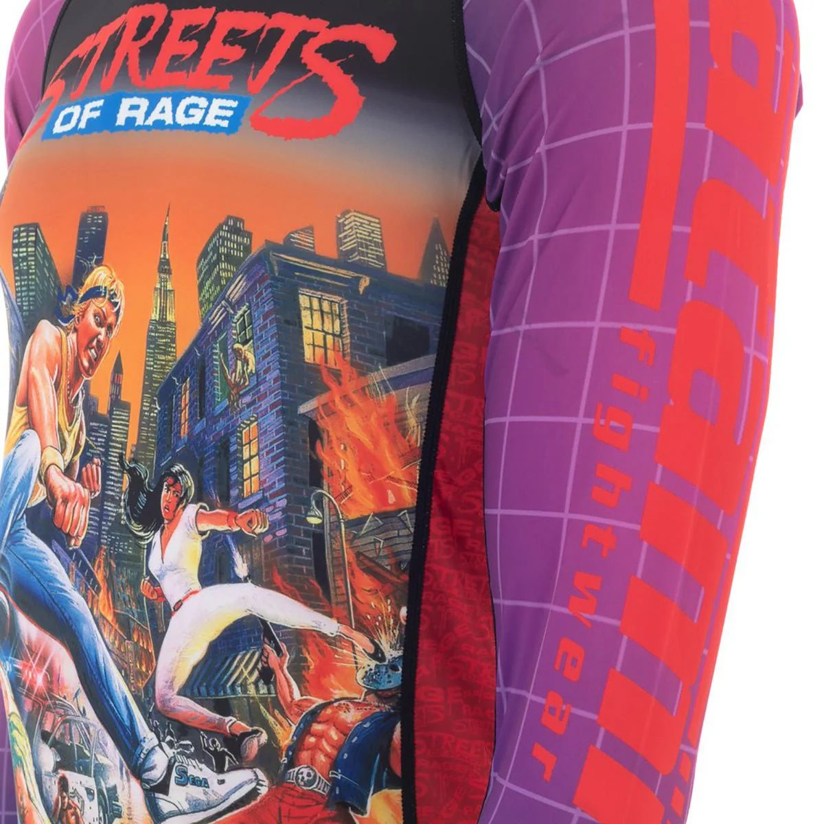 Tatami Fightwear Sega Streets Of Rage Long Sleeve BJJ Rashguard - Image 4
