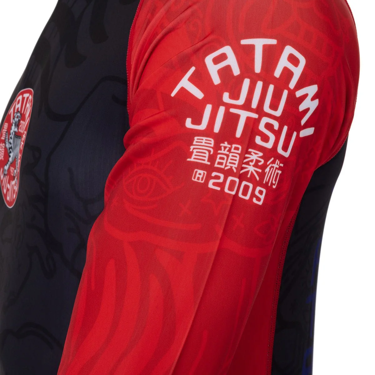 Tatami Fightwear Takedown Tiger Eco Tech Recycled Long Sleeve Rashguard - Black - Image 6