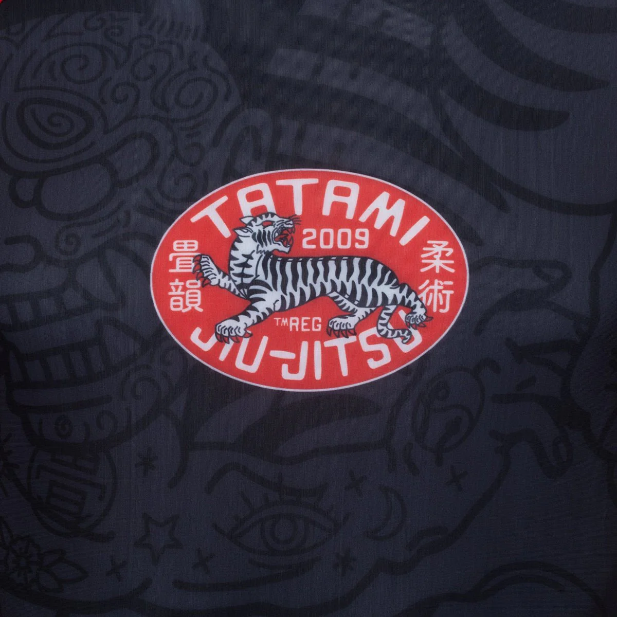Tatami Fightwear Takedown Tiger Eco Tech Recycled Long Sleeve Rashguard - Black - Image 7