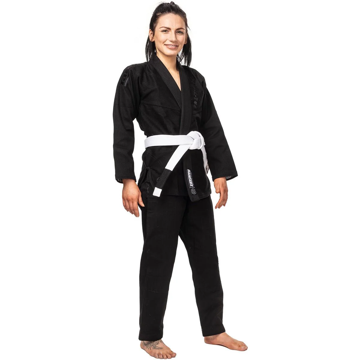 Tatami Fightwear Women's Estilo Black Label BJJ Gi - Black/Black - Image 5
