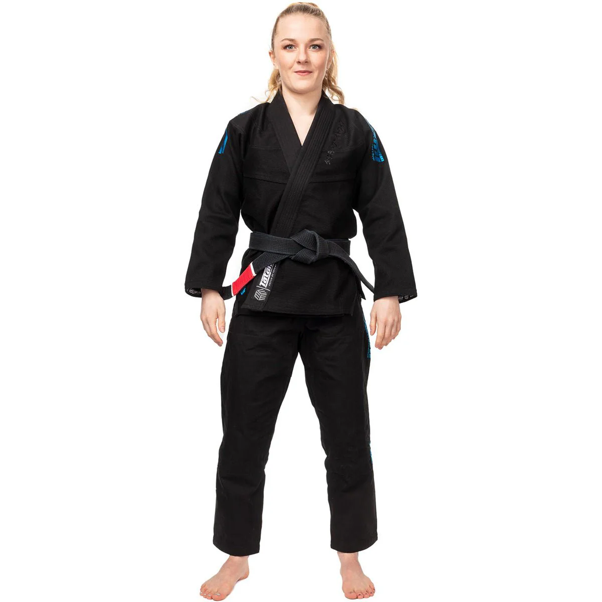 Tatami Fightwear Women's Estilo Black Label BJJ Gi - Blue/Black - Image 2