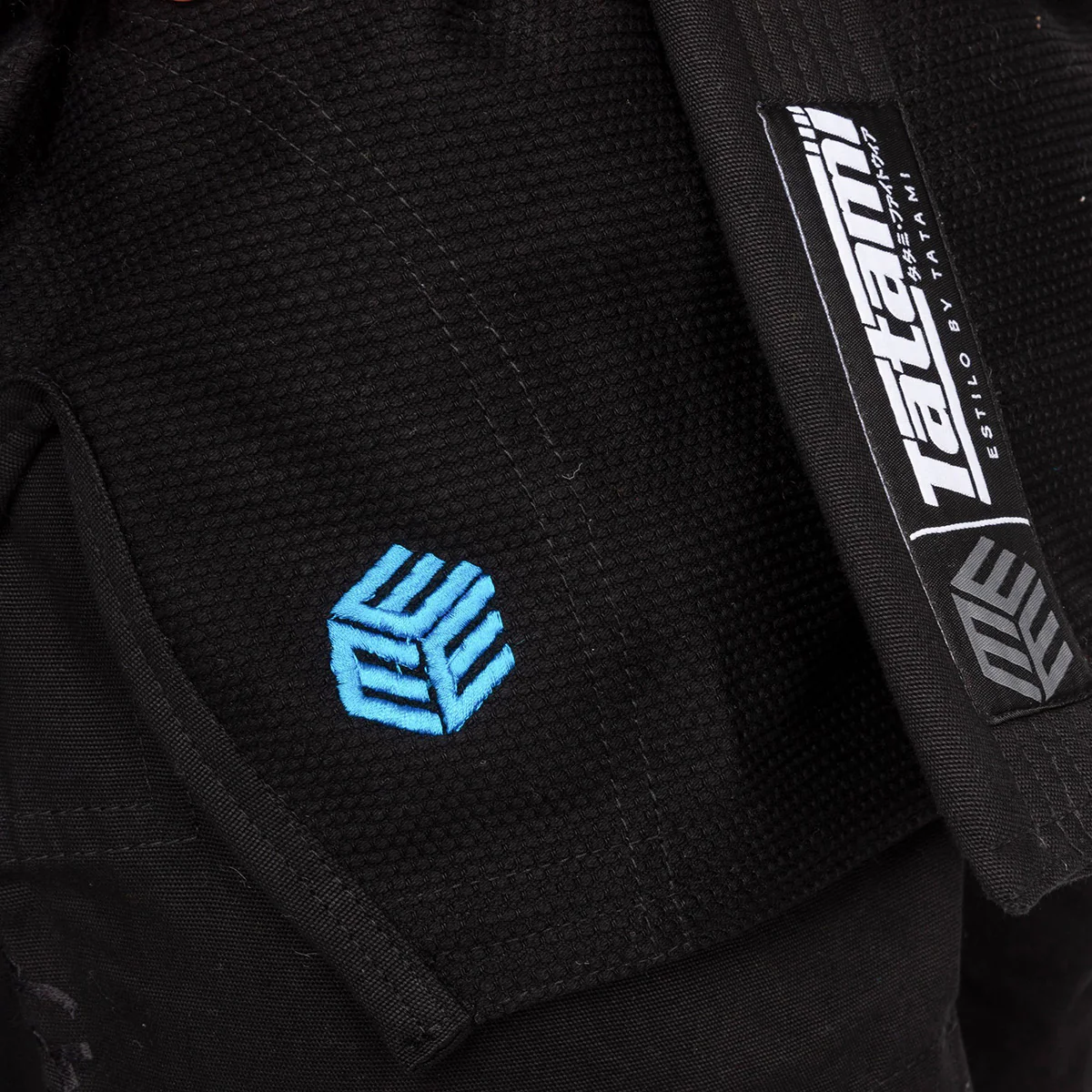 Tatami Fightwear Women's Estilo Black Label BJJ Gi - Blue/Black - Image 9