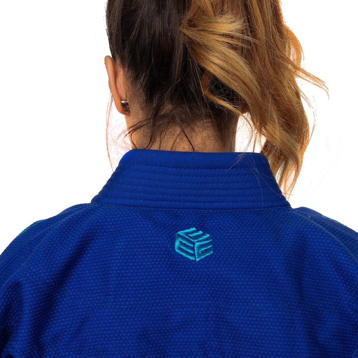 Tatami Fightwear Women's Estilo Black Label BJJ Gi - Blue/Blue - Image 11