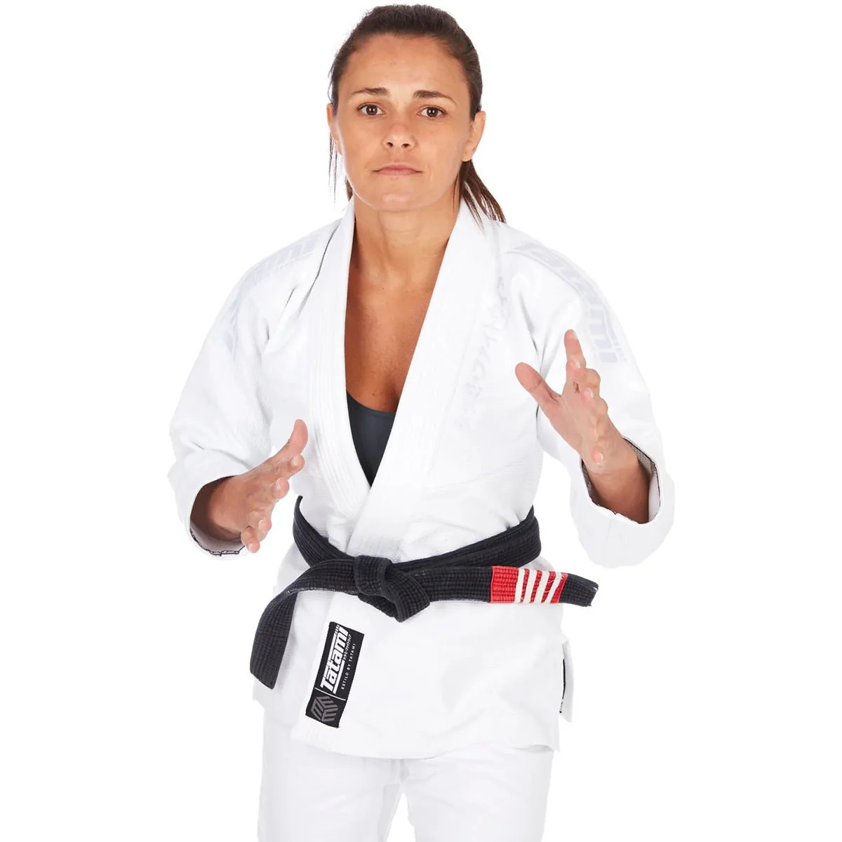 Tatami Fightwear Women's Estilo Black Label BJJ Gi - White/White