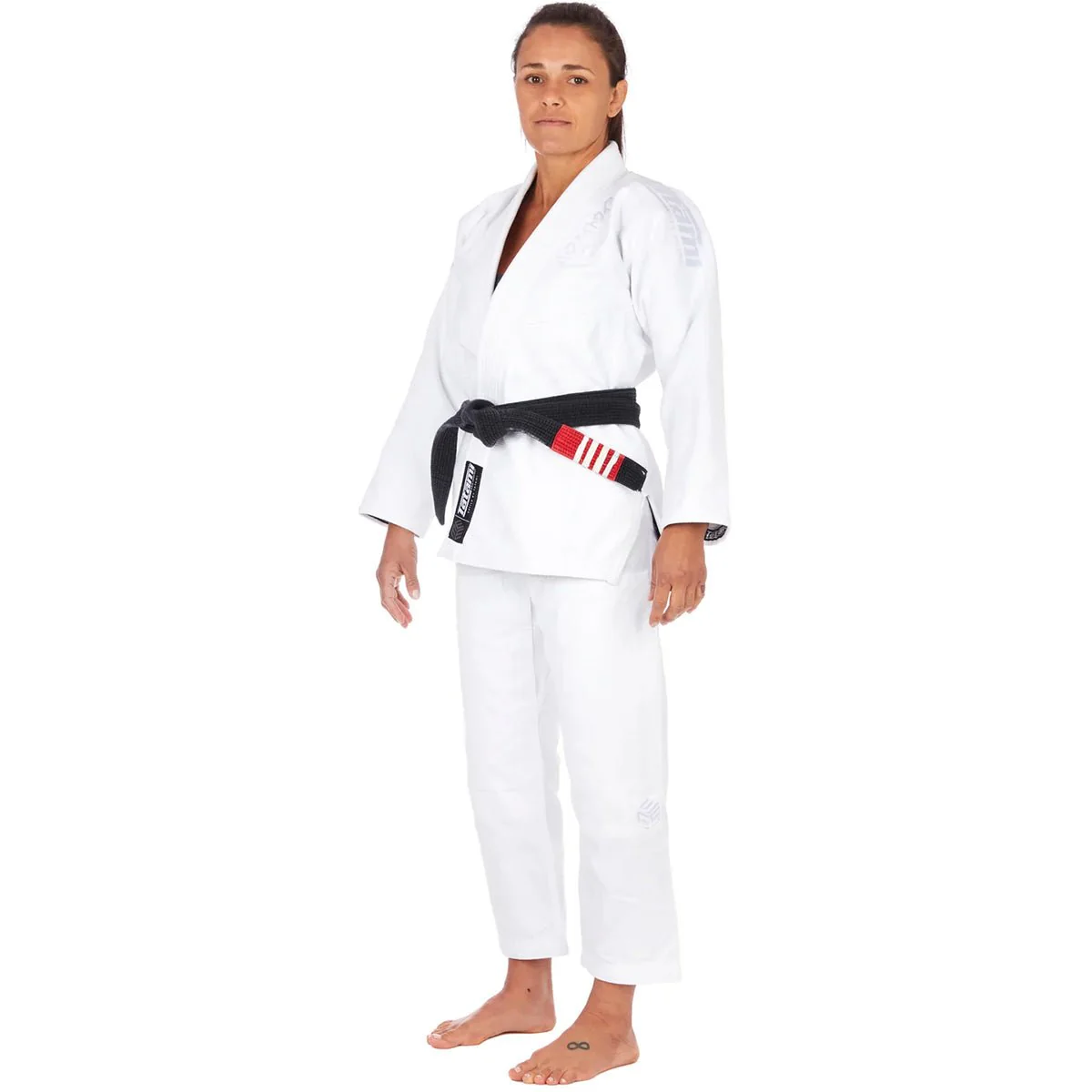 Tatami Fightwear Women's Estilo Black Label BJJ Gi - White/White - Image 3