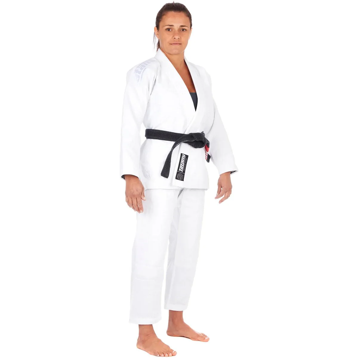 Tatami Fightwear Women's Estilo Black Label BJJ Gi - White/White - Image 4