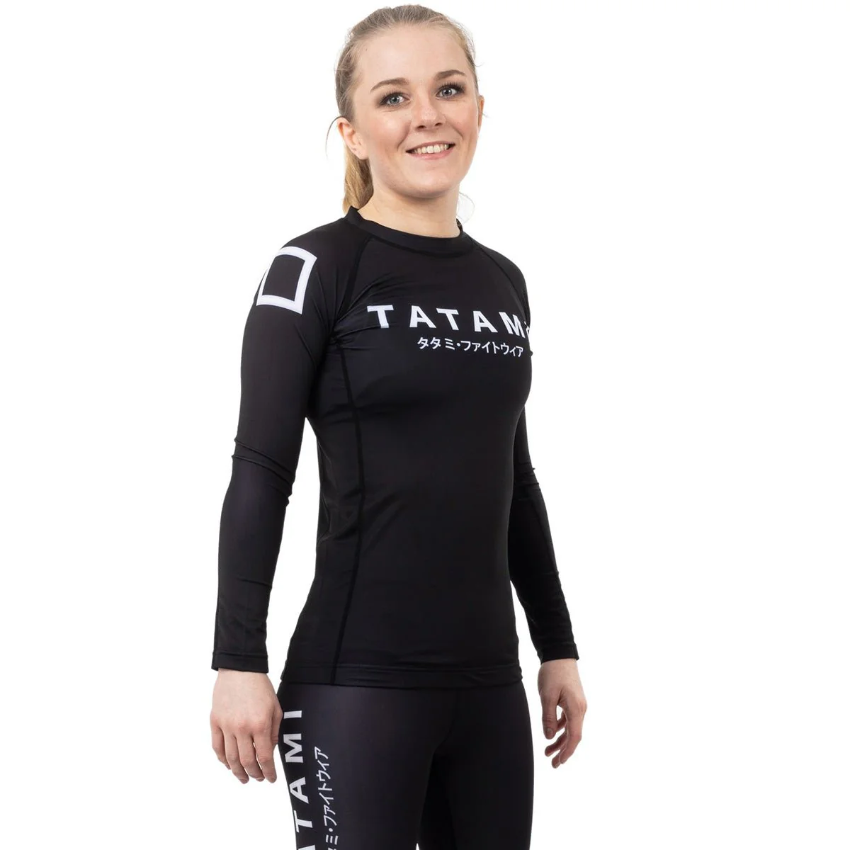 Tatami Fightwear Women's Katakana Long Sleeve Rashguard - Black - Image 3