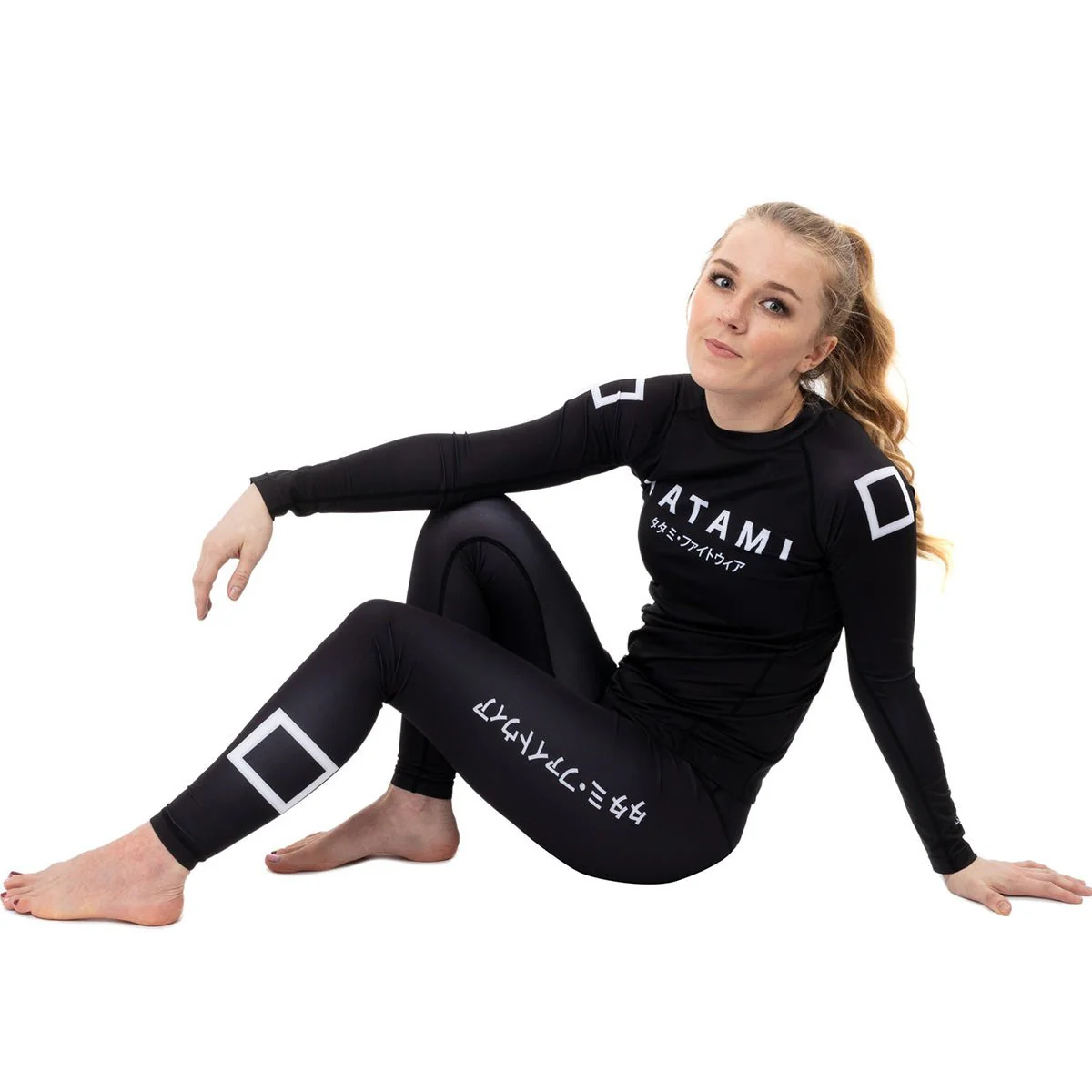 Tatami Fightwear Women's Katakana Long Sleeve Rashguard - Black - Image 6