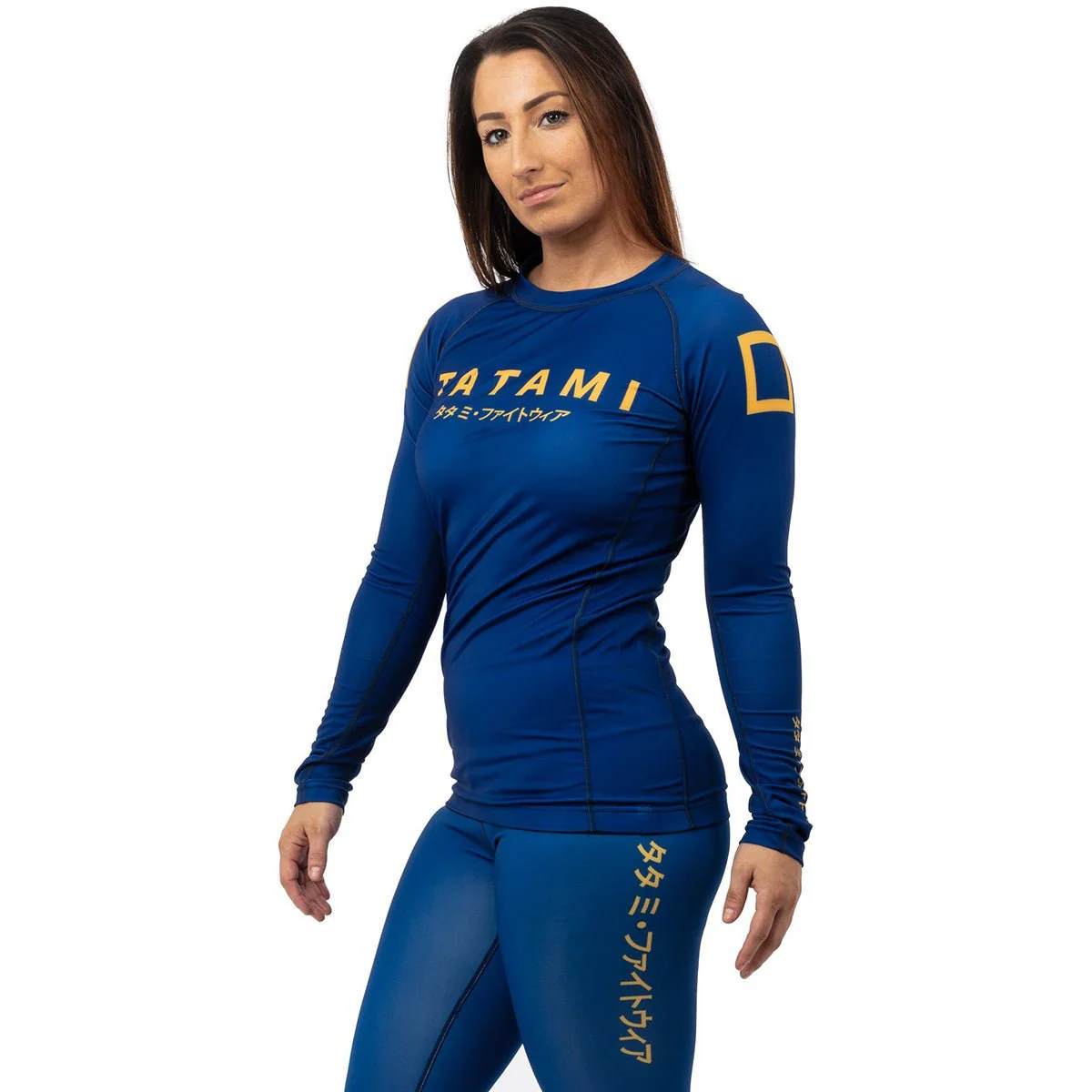 Tatami Fightwear Women's Katakana Long Sleeve Rashguard - Navy - Image 4