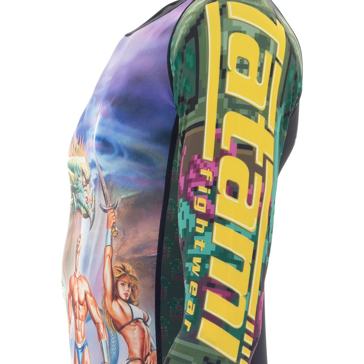 Tatami Fightwear x Sega Golden Long Sleeve BJJ Rashguard - Image 4