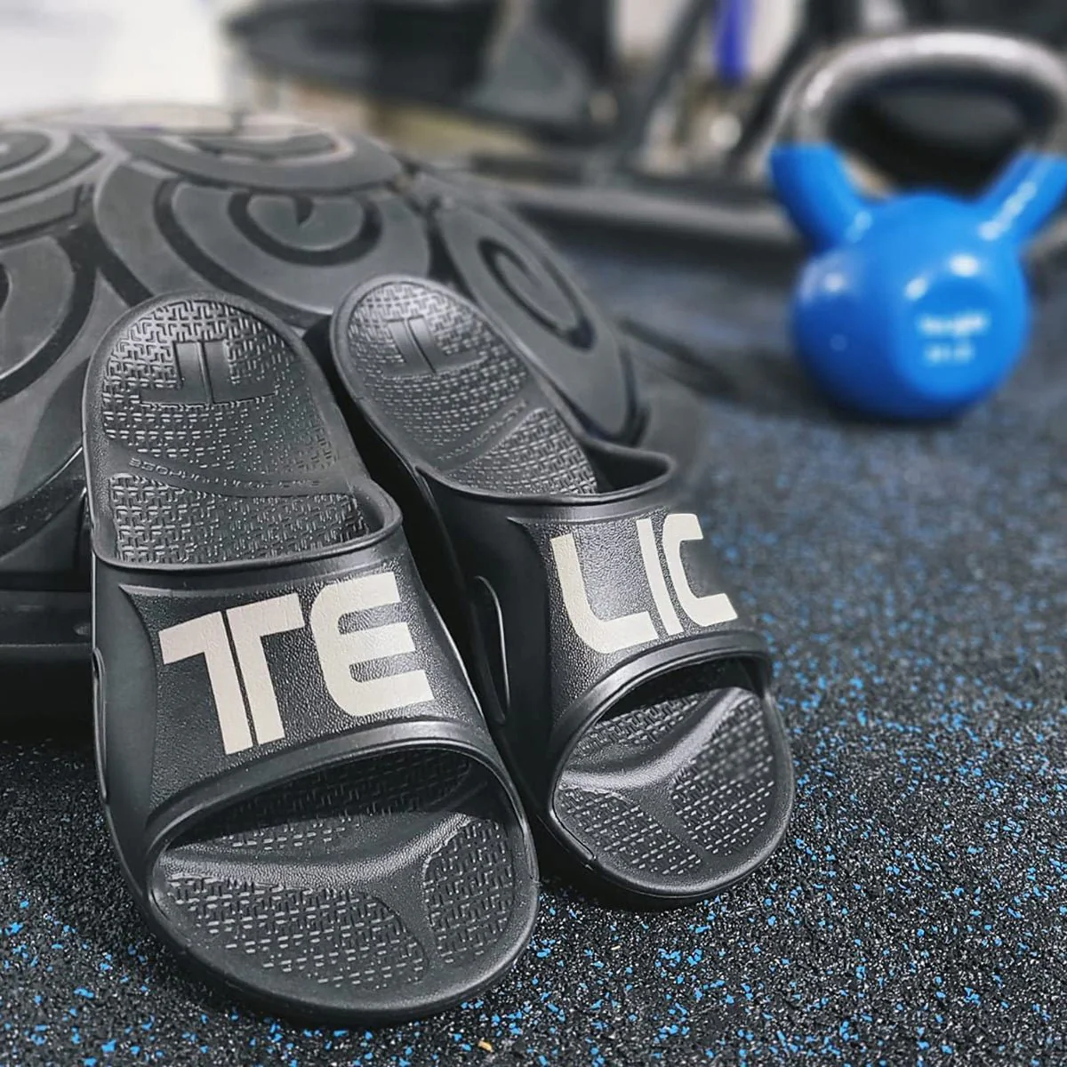 Telic Recharge Arch Support Comfort Slide Sandals - Midnight Black - Image 5