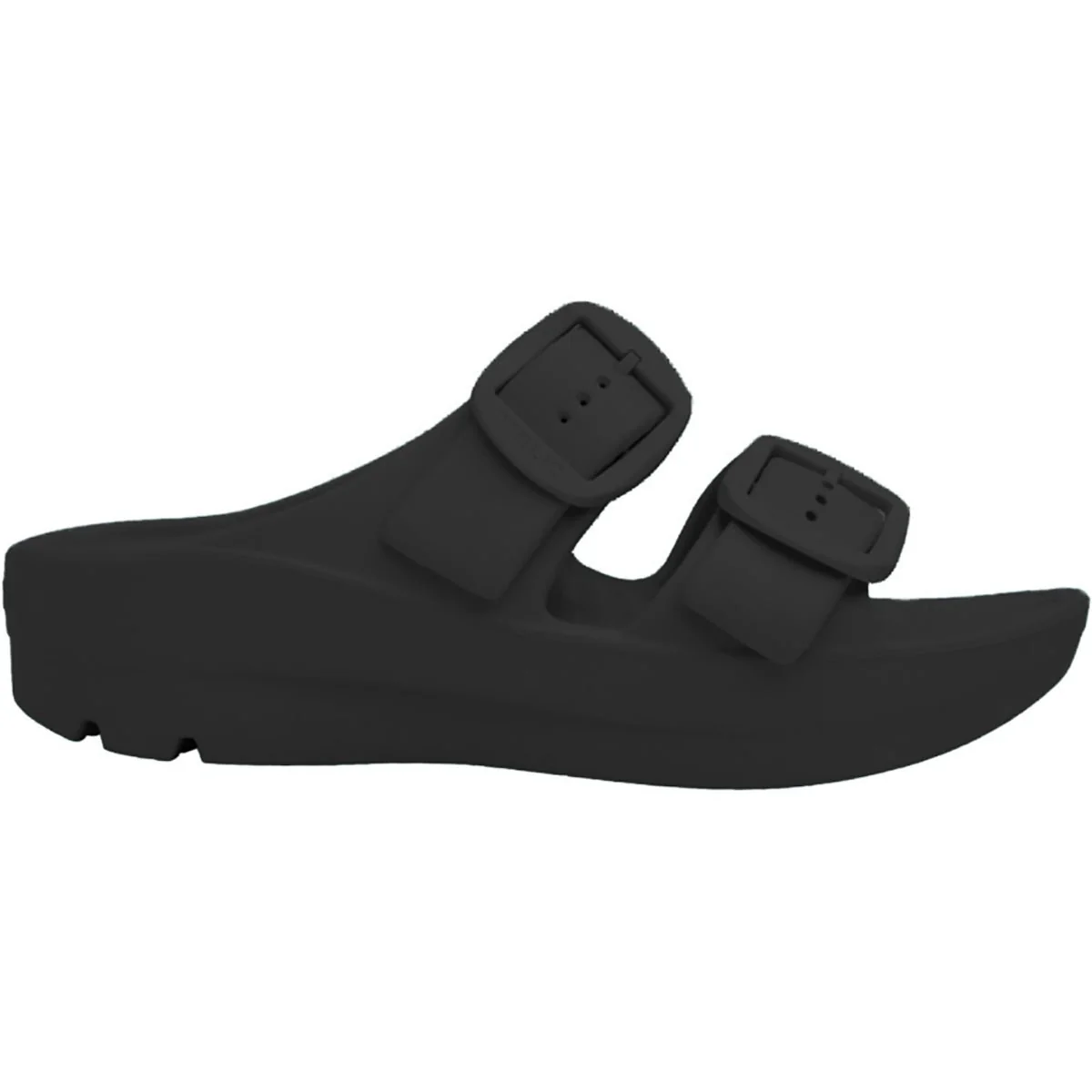 Telic Women's Boise Bliss Soft Arch Support Sandals - Midnight Black