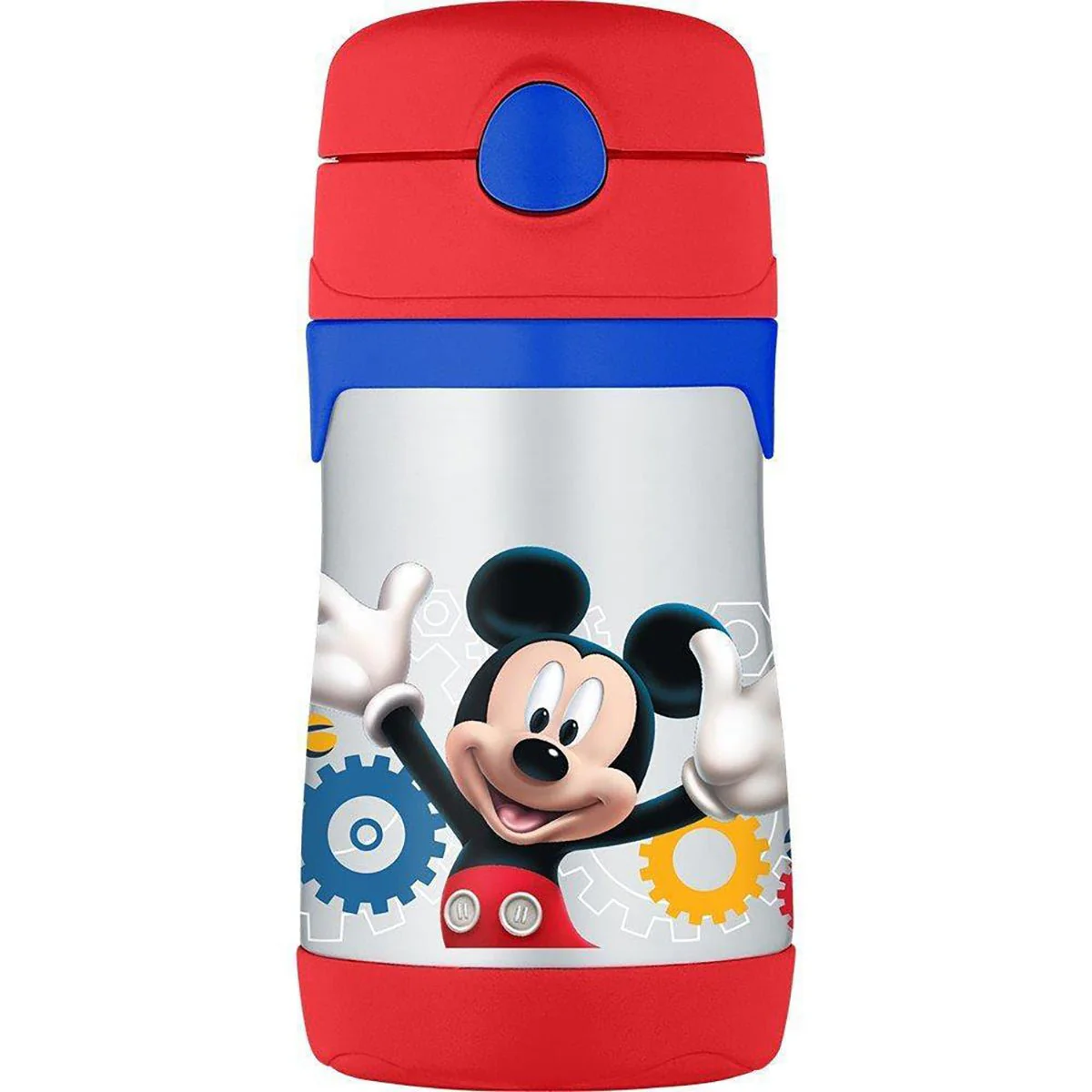Thermos 10 oz. Kid's Vacuum Insulated Stainless Steel Straw Bottle - Image 2
