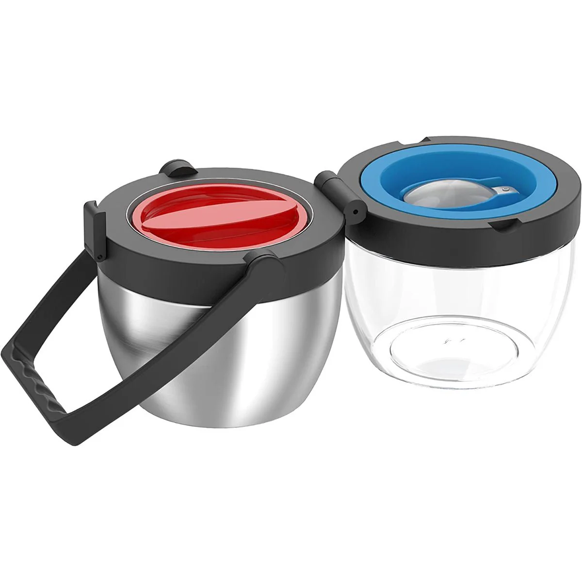 Thermos 36 oz. Dual Compartment Food Jar - Stainless Steel - Image 3