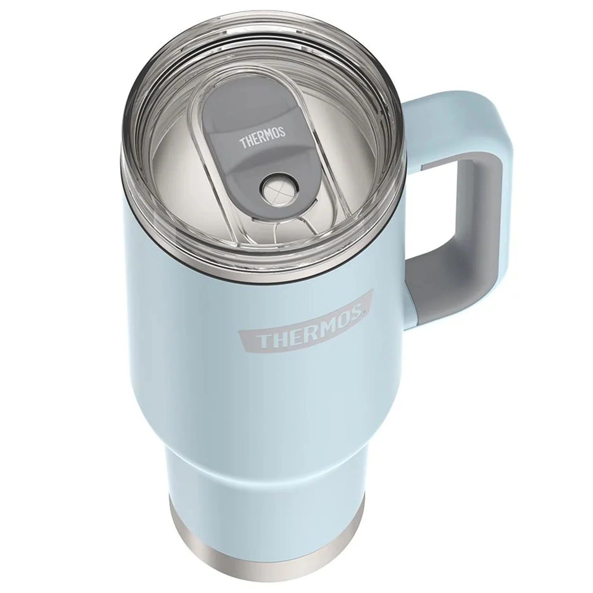 Thermos 40 oz Stainless Steel Cup Holder Mug w/ Straw - Image 11