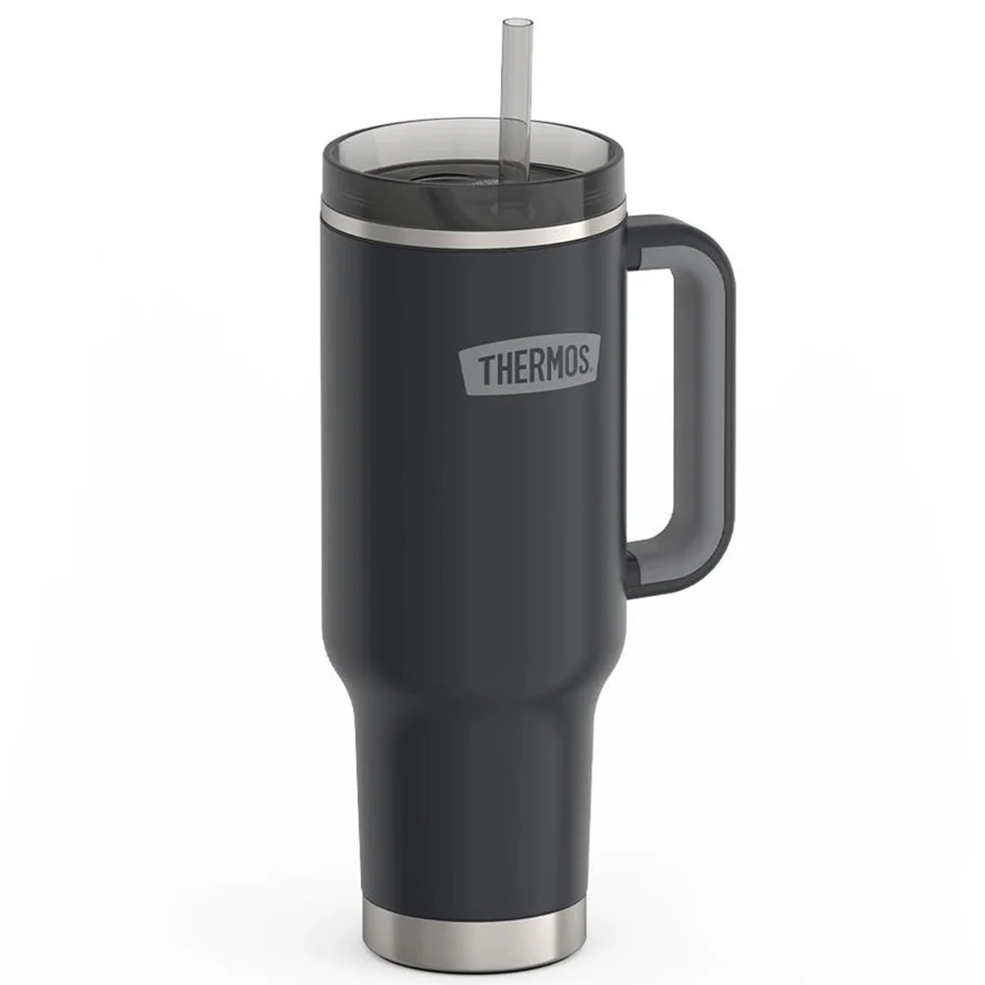 Thermos 40 oz Stainless Steel Cup Holder Mug w/ Straw - Image 14