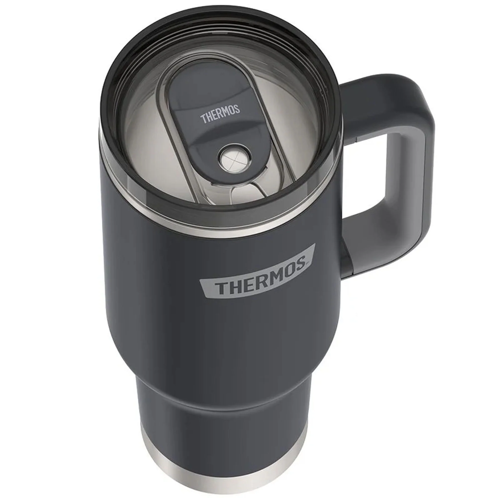 Thermos 40 oz Stainless Steel Cup Holder Mug w/ Straw - Image 17