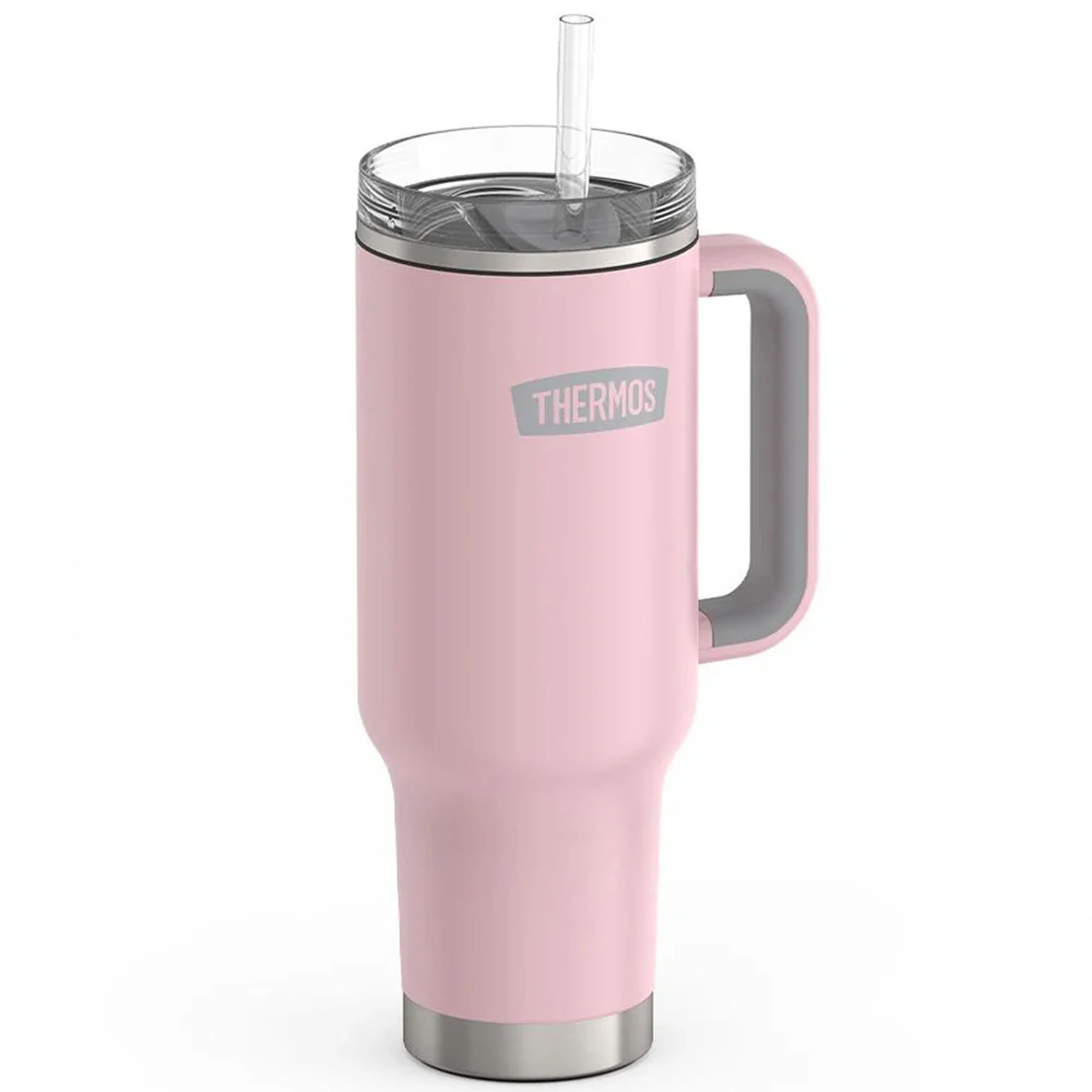 Thermos 40 oz Stainless Steel Cup Holder Mug w/ Straw - Image 25
