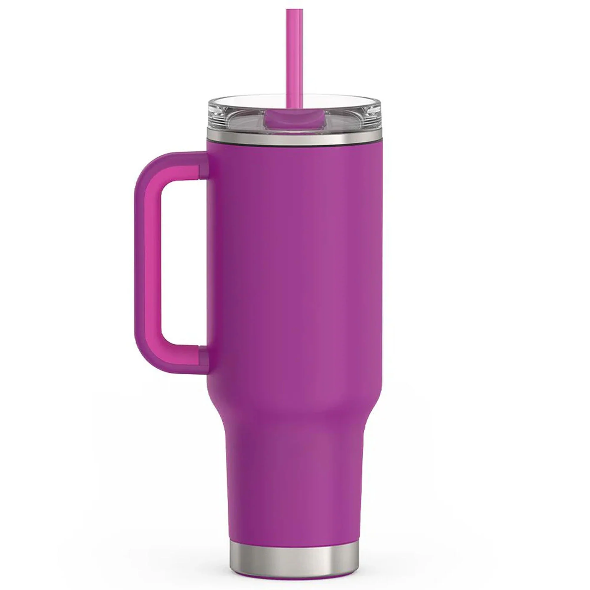Thermos 40 oz Stainless Steel Cup Holder Mug w/ Straw - Image 40