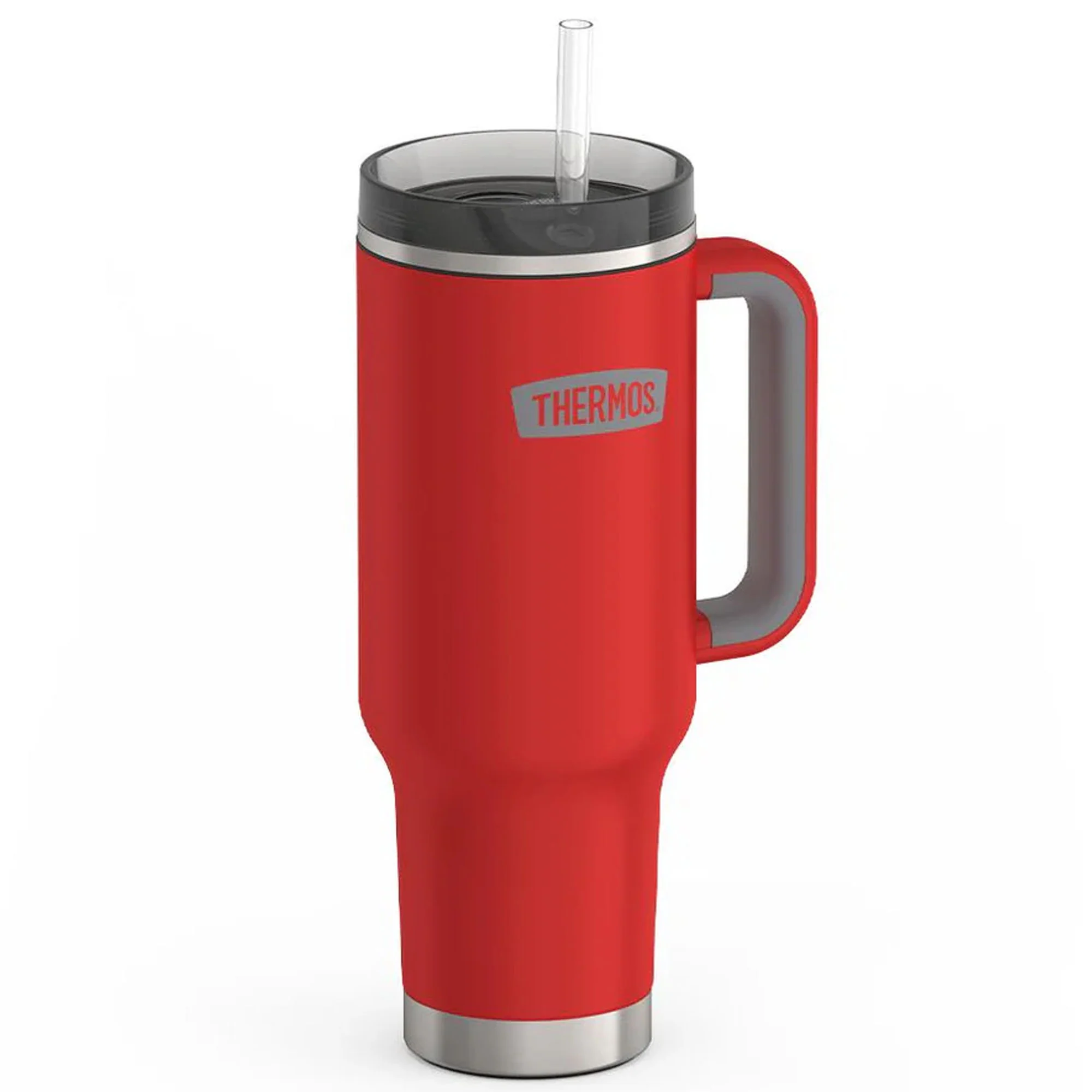 Thermos 40 oz Stainless Steel Cup Holder Mug w/ Straw - Image 43