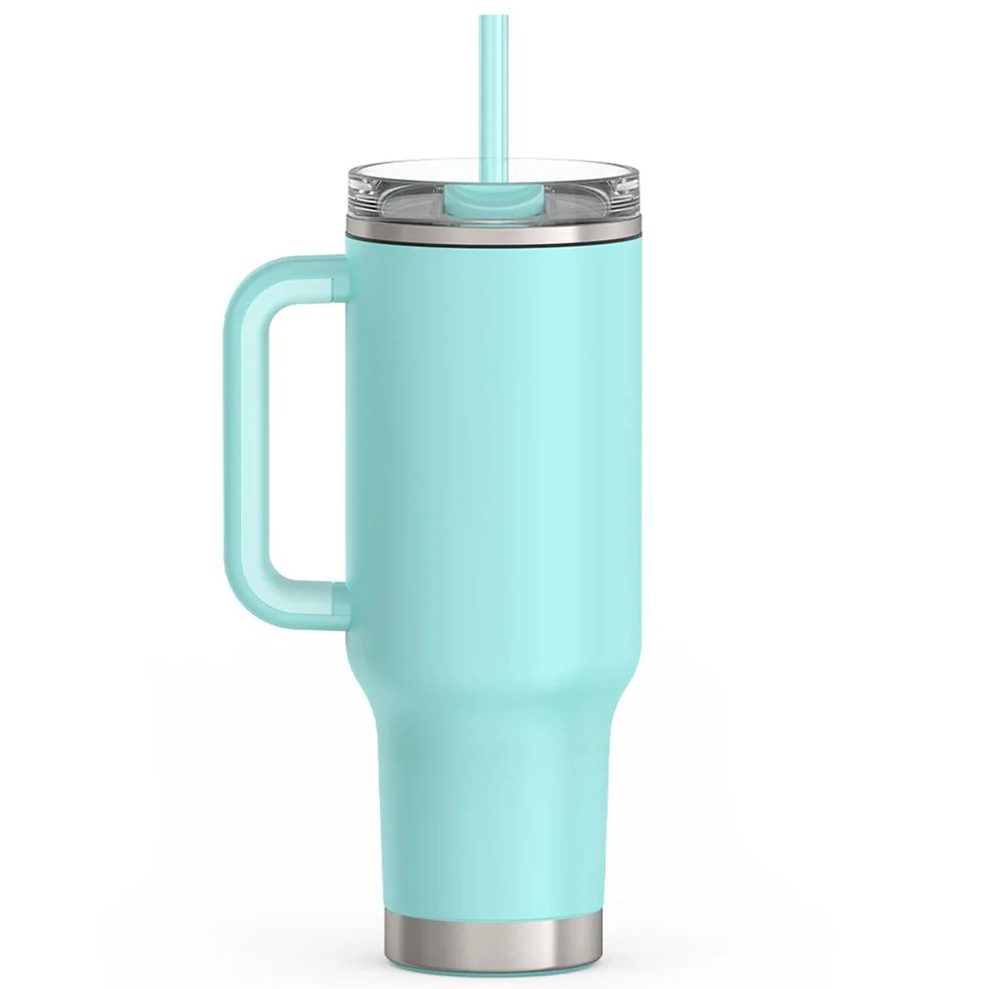 Thermos 40 oz Stainless Steel Cup Holder Mug w/ Straw - Image 52