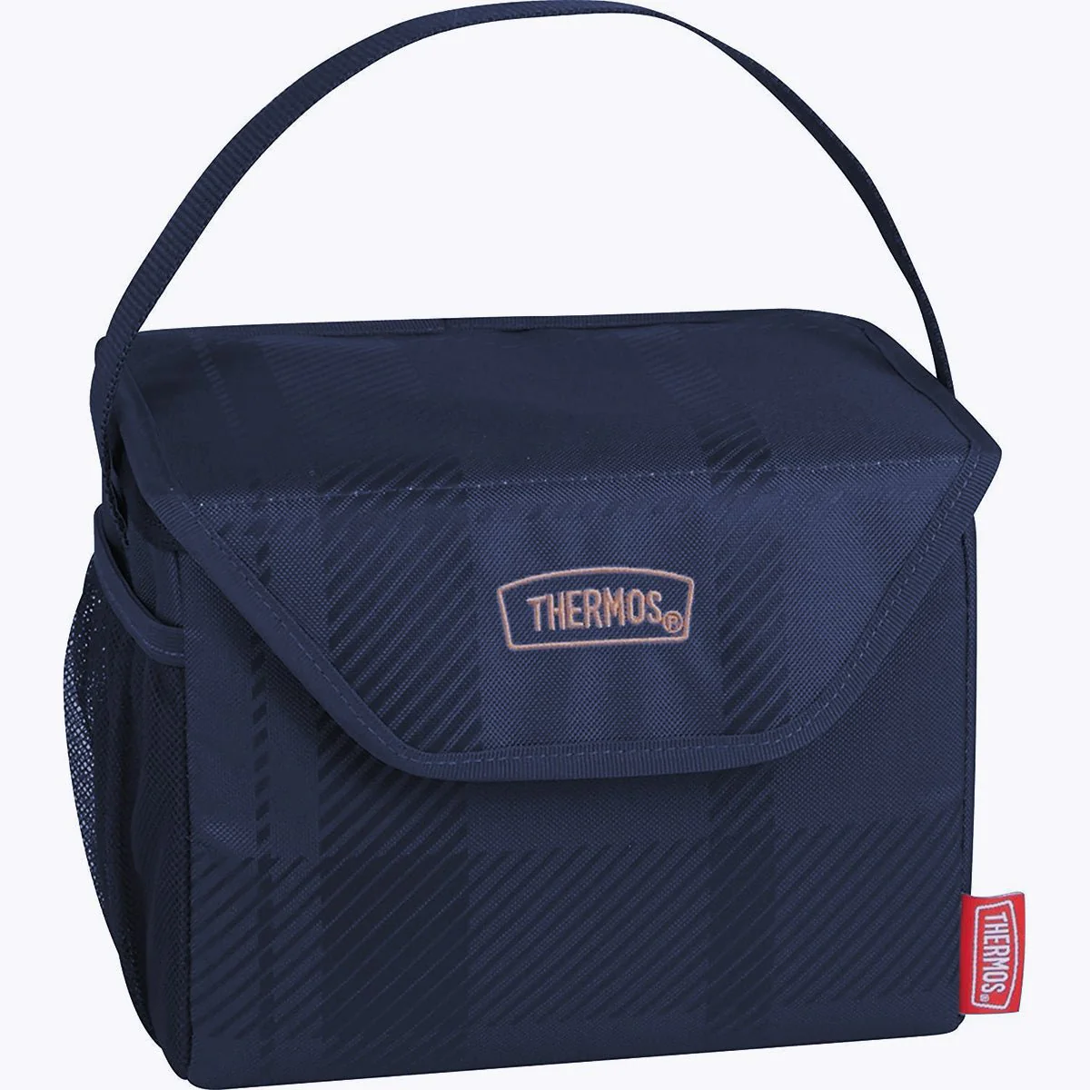 Thermos 6-Can Soft Cooler - Navy Plaid
