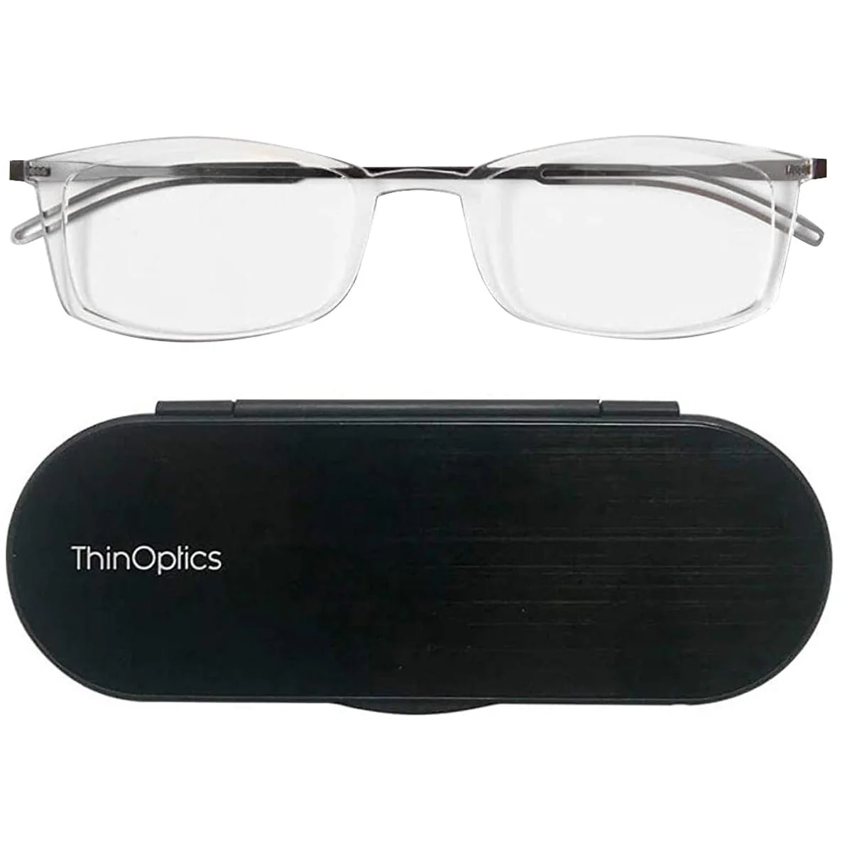 ThinOptics FrontPage Brooklyn Reading Glasses with Milano Case - Image 3