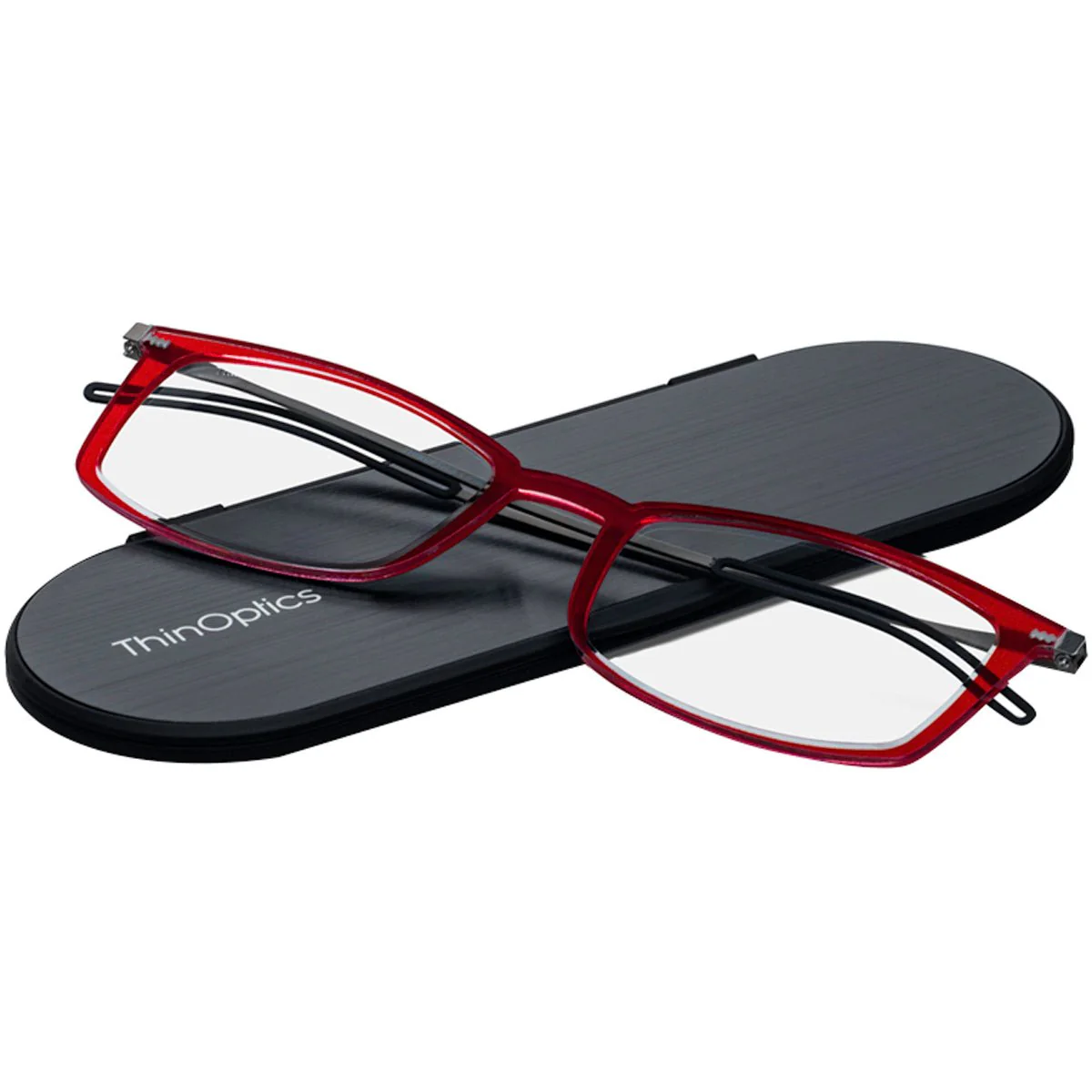 ThinOptics FrontPage Brooklyn Reading Glasses with Milano Case - Image 6