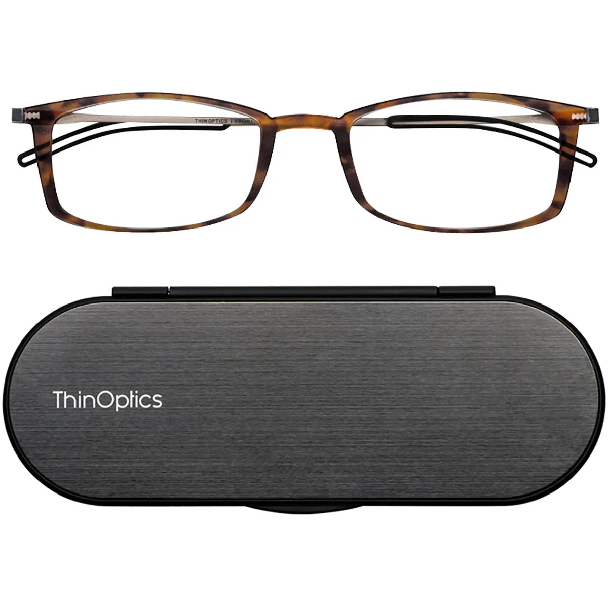 ThinOptics FrontPage Brooklyn Reading Glasses with Milano Case - Image 9