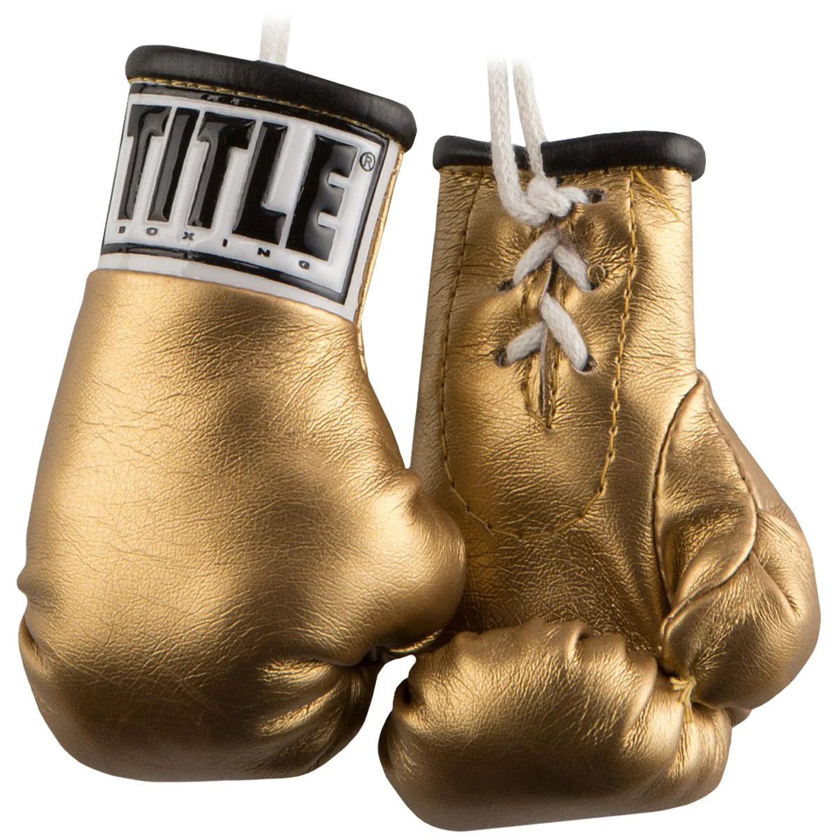 Title Boxing 3.5" Authentic Detailed Mini Lace Up Gloves - Image 2
