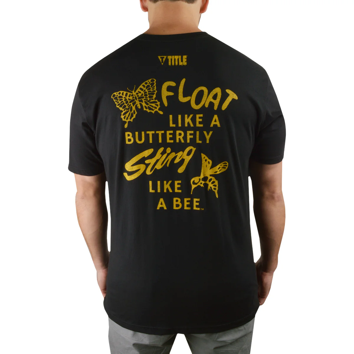 Title Boxing Ali Float Like A Butterfly Premium Fitted Legacy T-Shirt - Black - Image 2