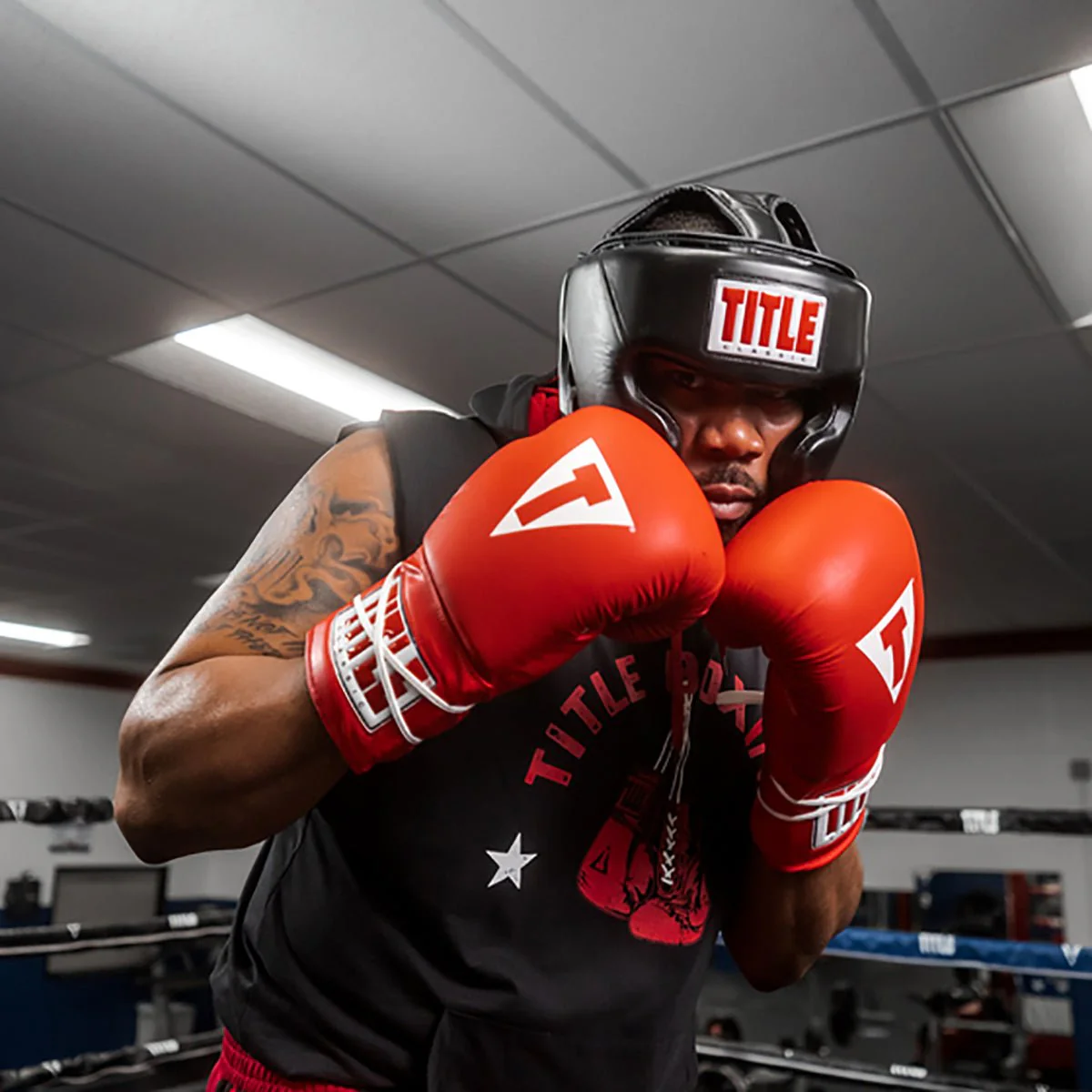 Title Boxing Classic Hi-Performance Training Headgear 2.0 - Black - Image 4
