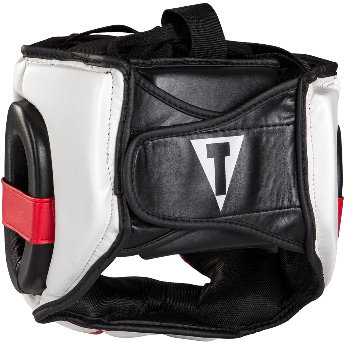 Title Boxing Command Lightweight Full-Face Training Headgear - Black/White/Red - Image 3