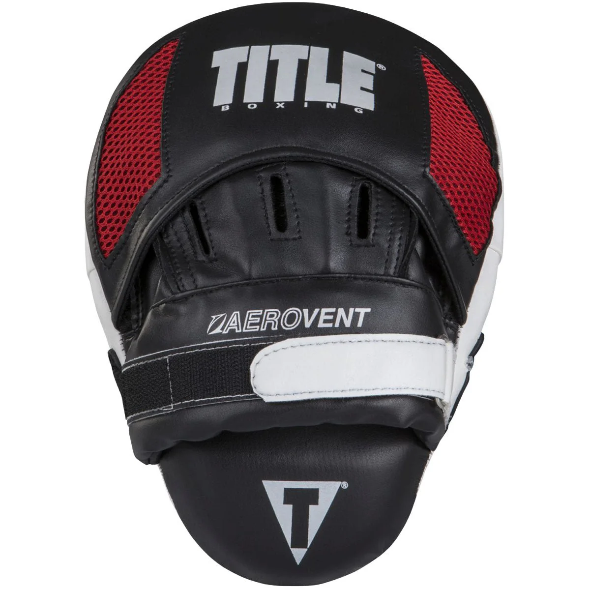 Title Boxing Excel Incredi-Mitts Aerovent Leather Punch Mitts - White/Black - Image 2