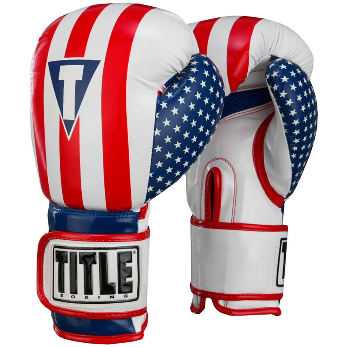 Title Boxing Infused Foam Combat USA Hook and Loop Training Gloves