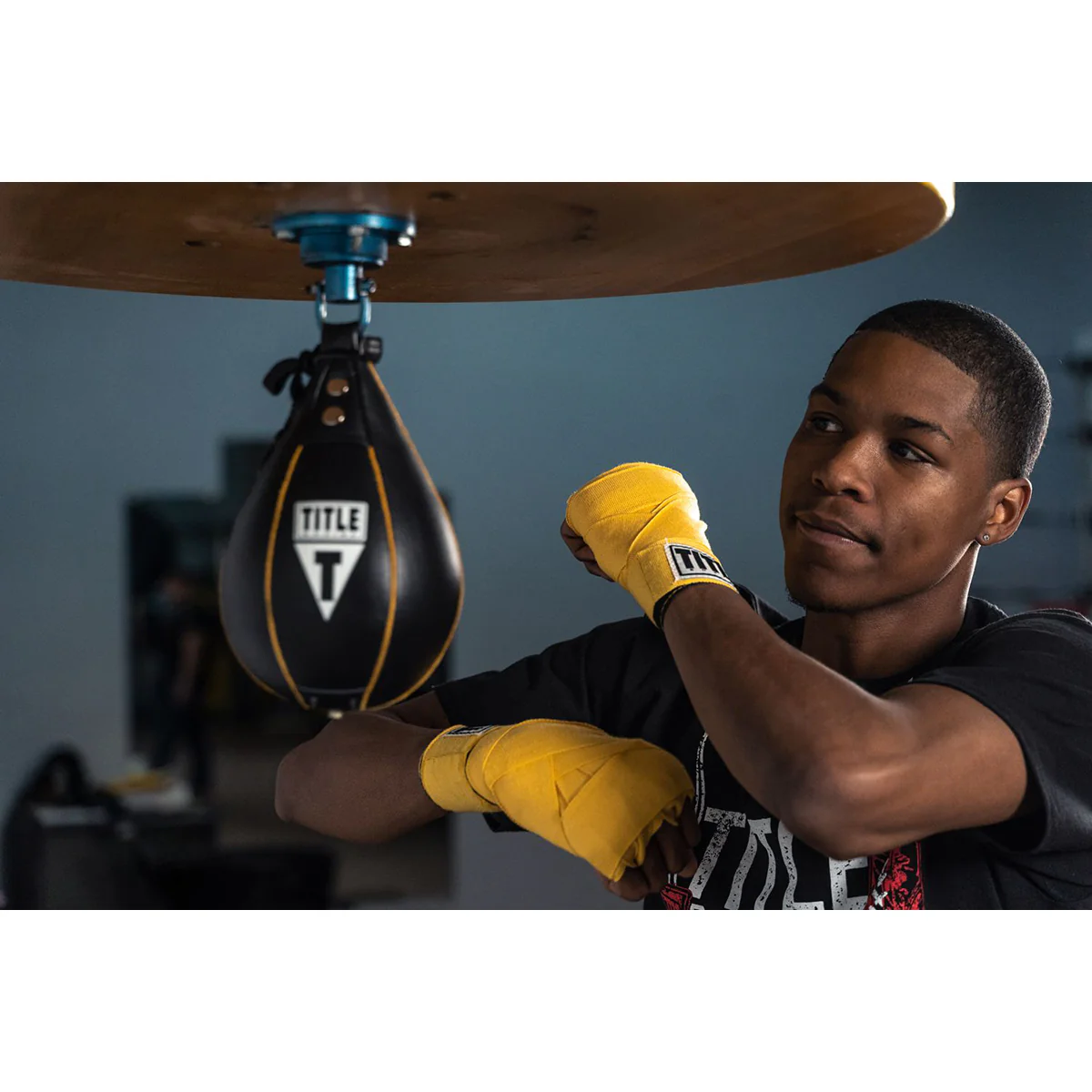 Title Boxing Leather Speed Bag - Image 6