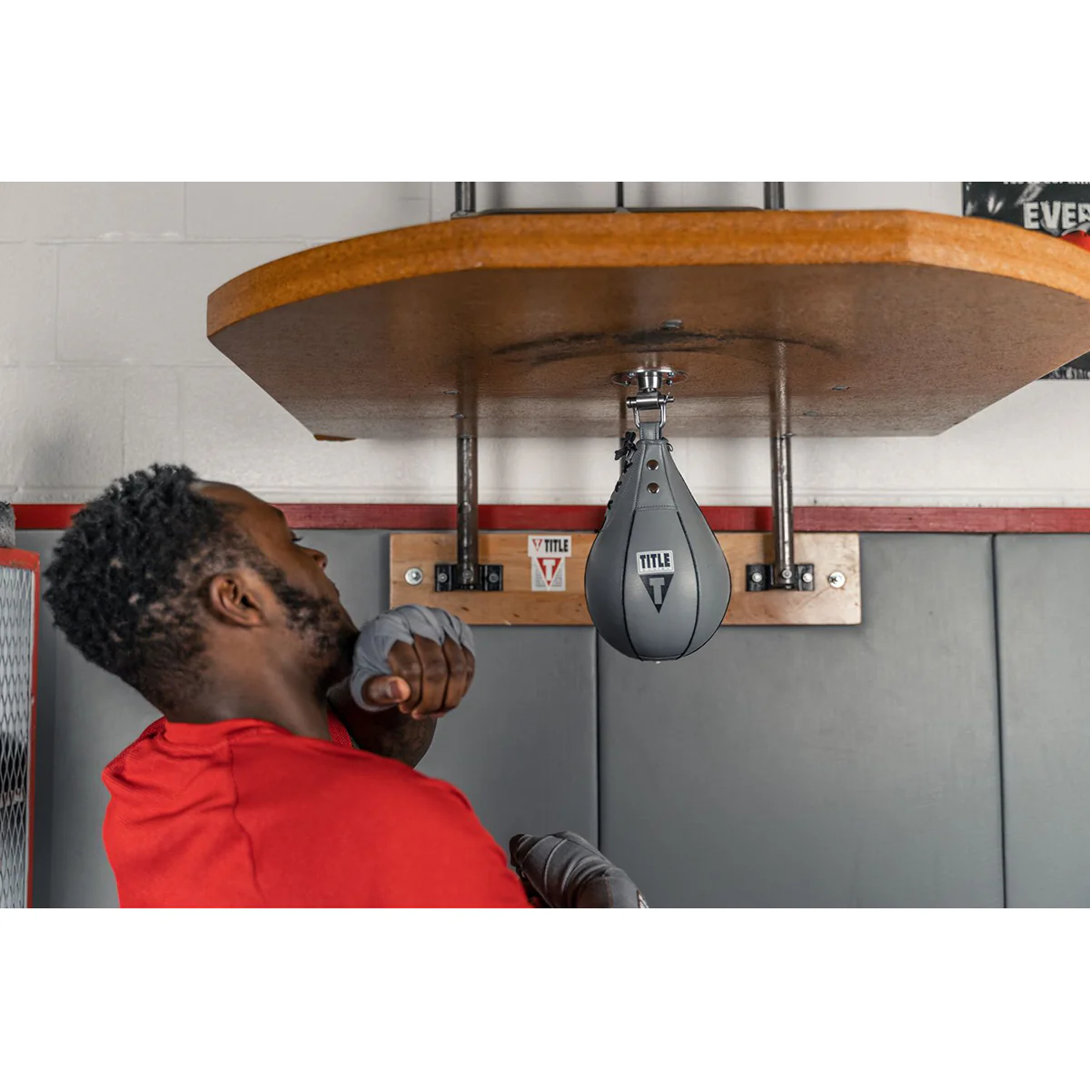 Title Boxing Leather Speed Bag - Image 8