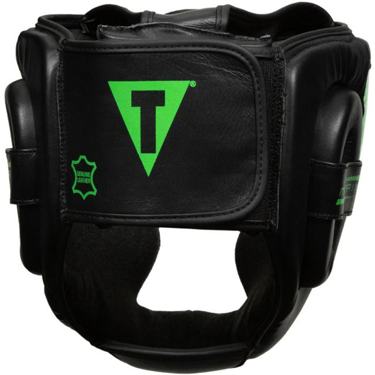 Title Boxing Matrix Full Face Training Headgear - Black/Neon Green - Image 3