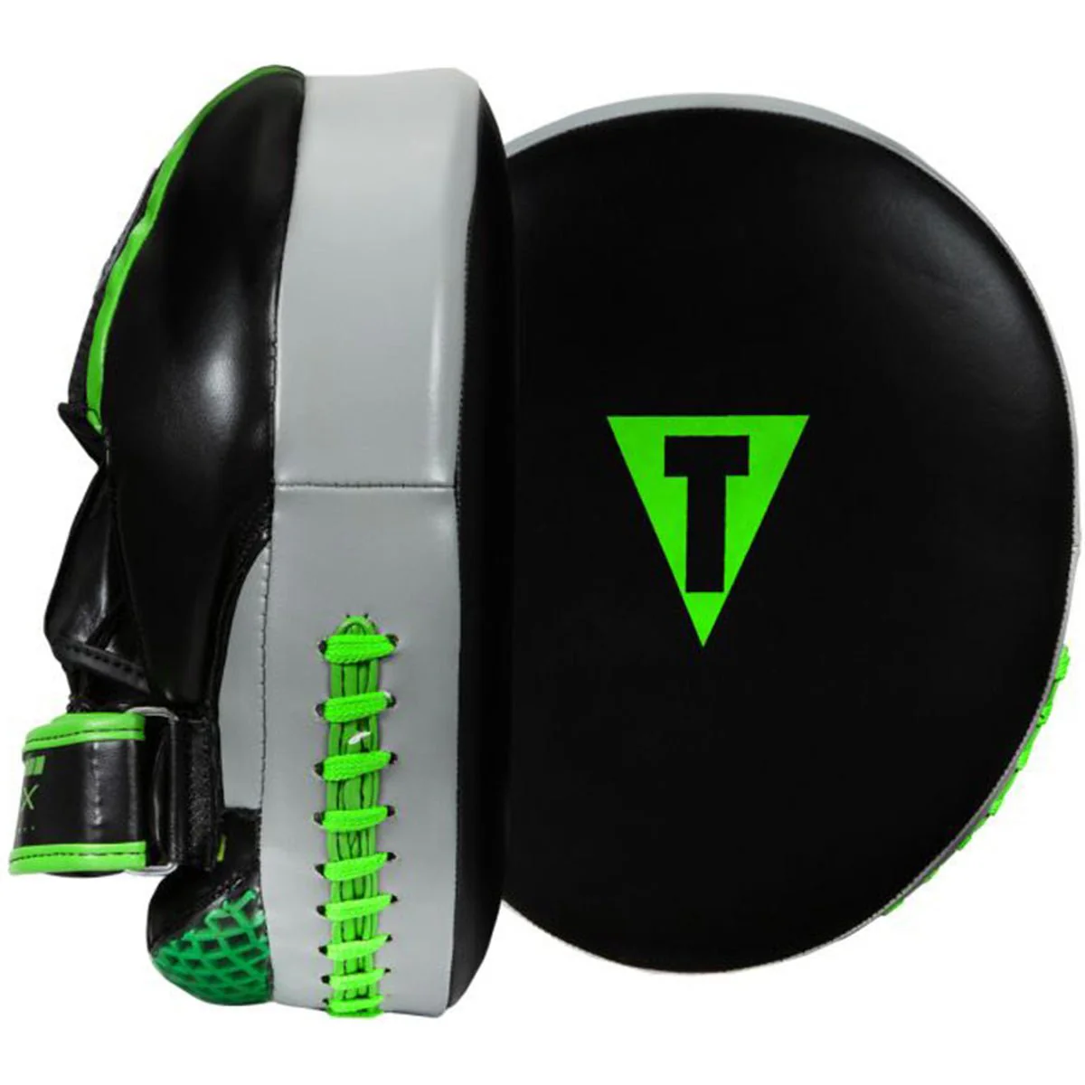 Title Boxing Matrix Heavy Hitters Punch Mitts - Black/Neon Green - Image 2