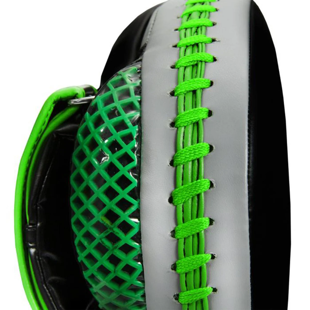 Title Boxing Matrix Heavy Hitters Punch Mitts - Black/Neon Green - Image 3